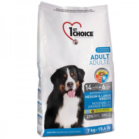 1st Choice Adult КУРКА корм для собак середніх та великих порід 15 кг (11138)